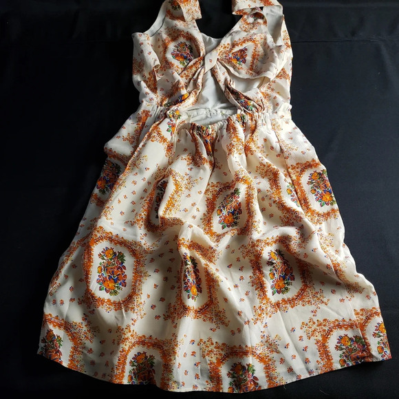 Madewell Floral Flora Mini‎ Silk Dress 2 - Picture 4 of 5